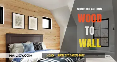 How to Securely Nail Barn Wood to Your Wall: A Guide