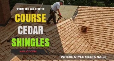 Nailing Starter Course Cedar Shingles: Essential Tips for a Perfect Installation