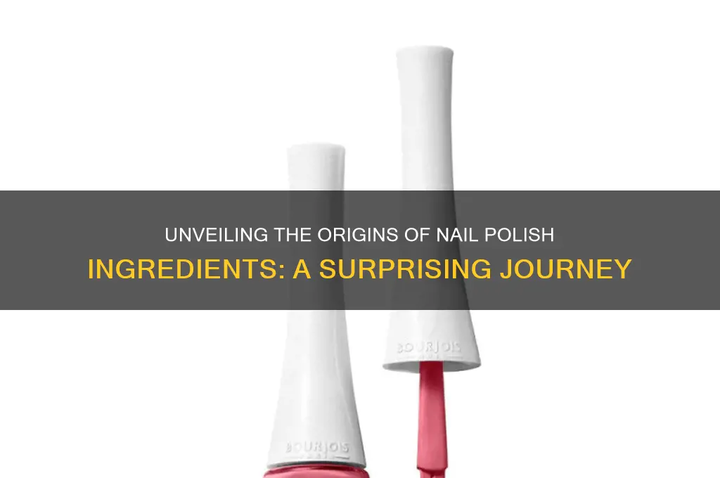 where do nail polish ingredients come from