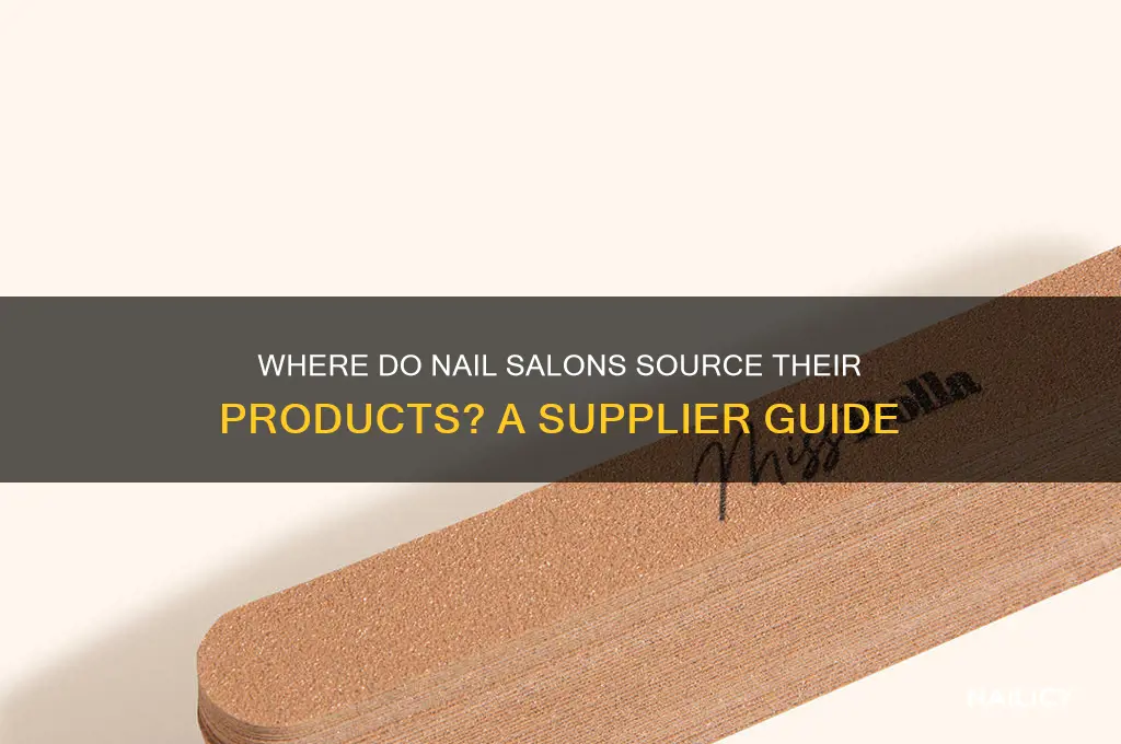 where do nail salons buy their products