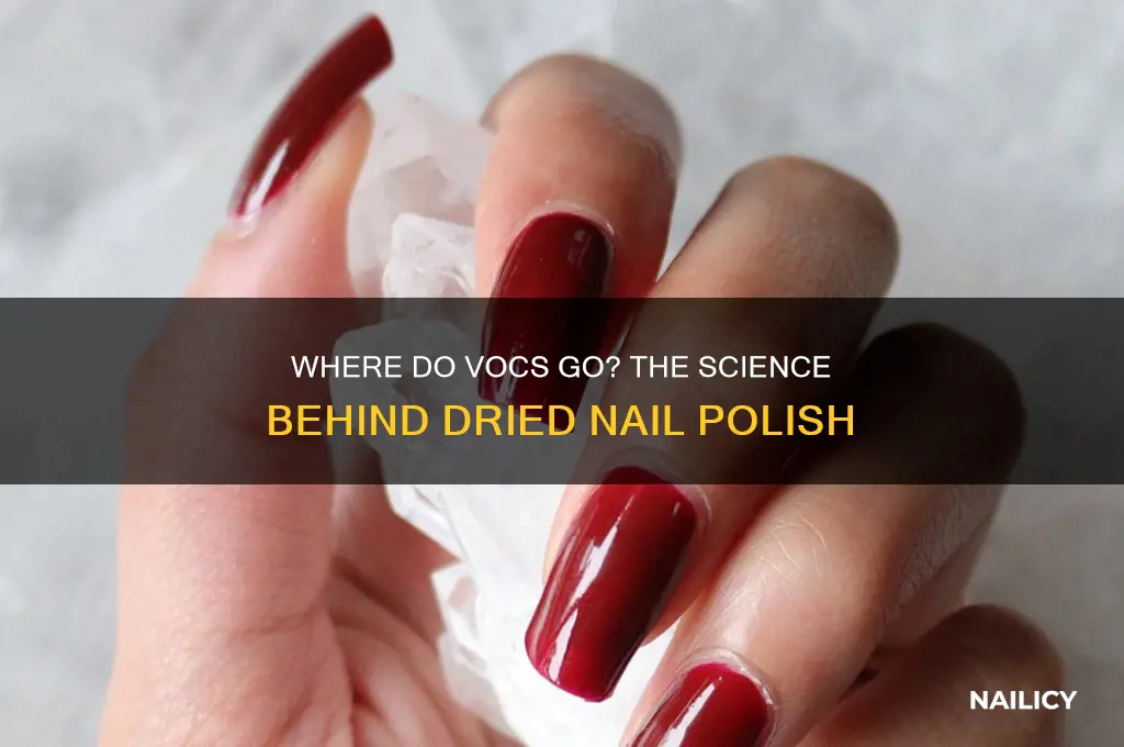 where do the vocs go when nail polish is dry