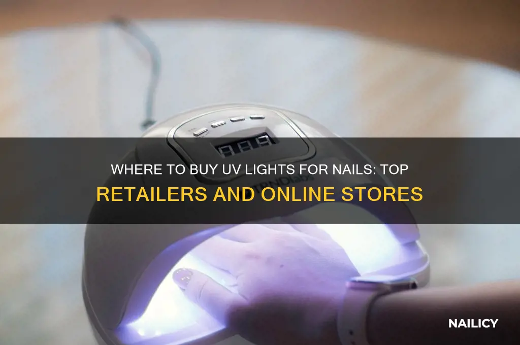 where do they sell uv lights for nails