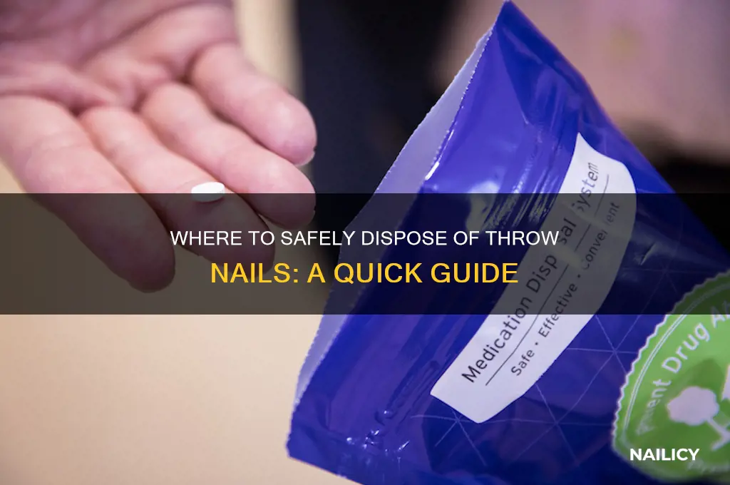 where do throw nails