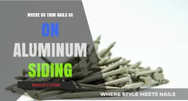 Trim Nails for Aluminum Siding: Where Do They Go?