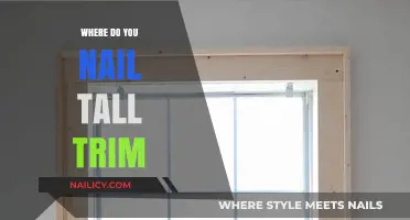 Nailing Tall Trim: The Best Places to Nail