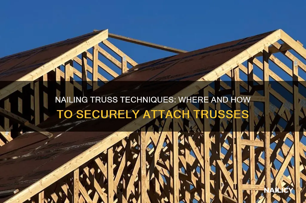 where do you nail trusses