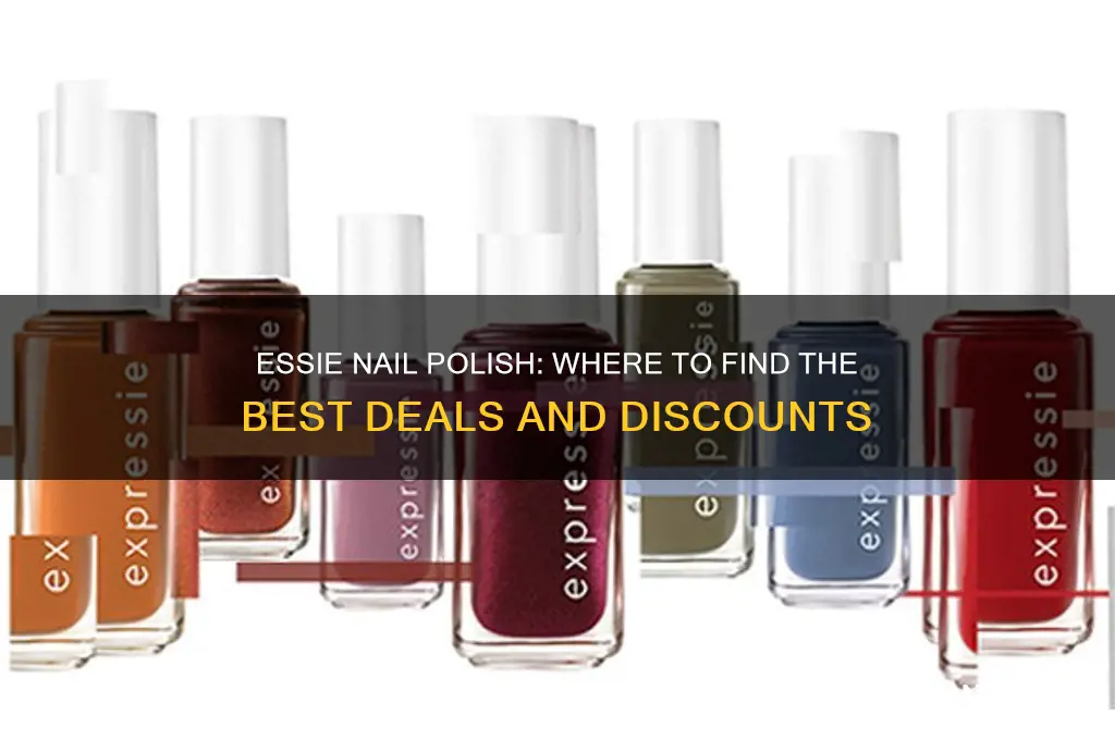 where does essie nail polish cost less