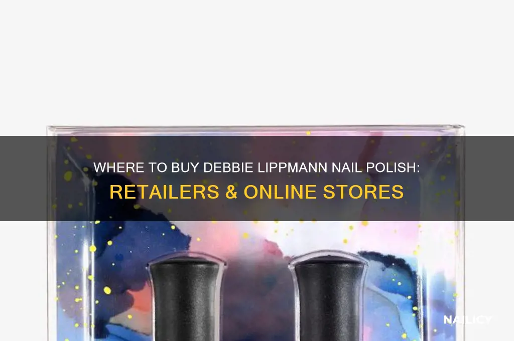 where is debbie lippmann nail polish sold
