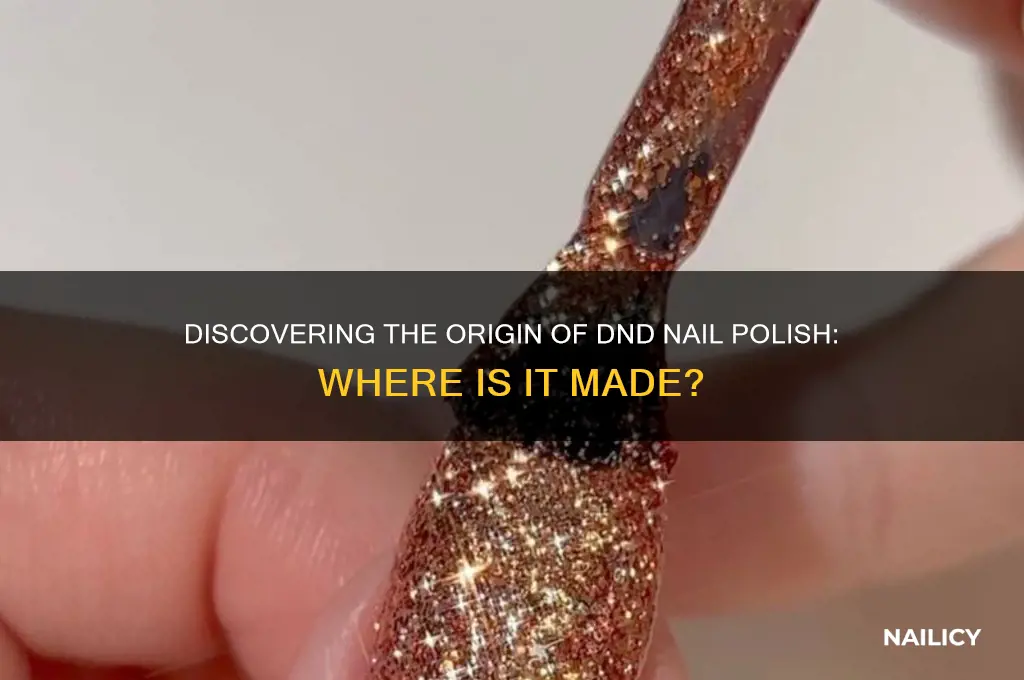 where is dnd nail polish made