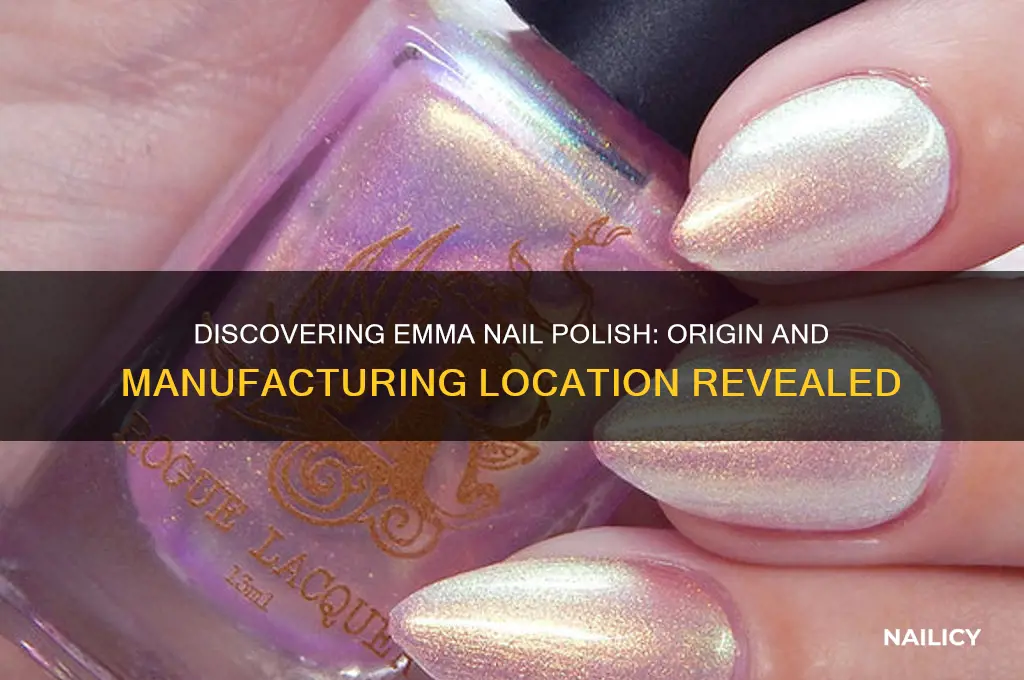 where is emma nail polish made