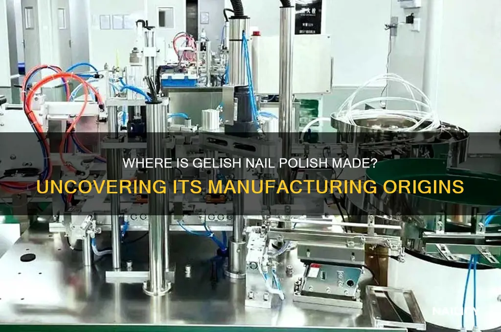 where is gelish nail polish made