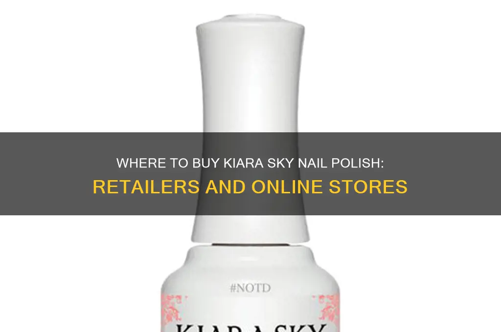 where is kiara sky nail polish sold