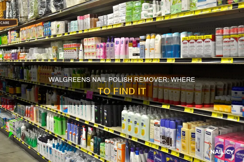 where is nail polish remover in walgreens