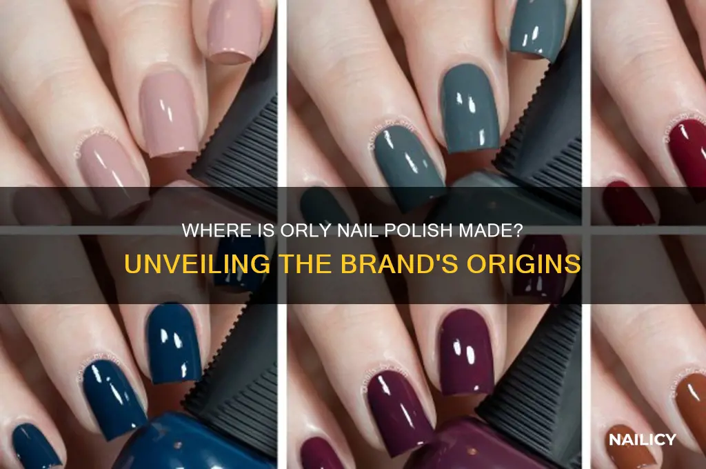 where is orly nail polish made