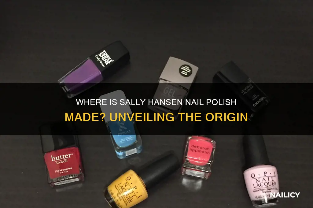 where is sally hansen nail polish made