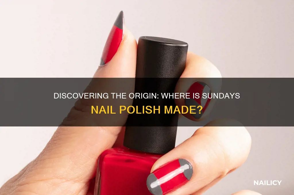 where is sundays nail polish made
