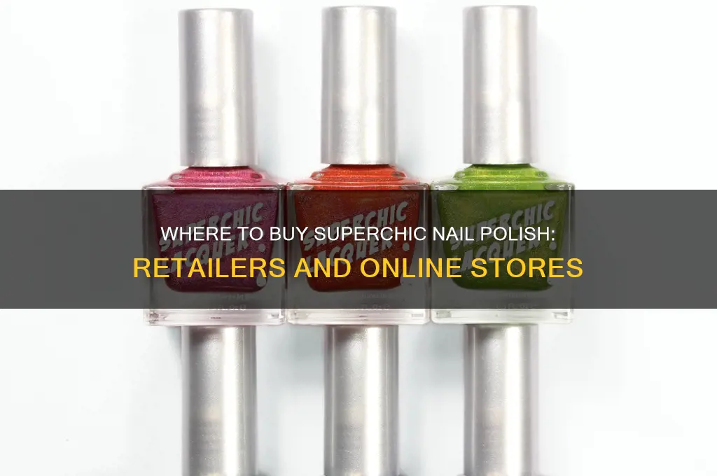 where is superchic nail polish sold