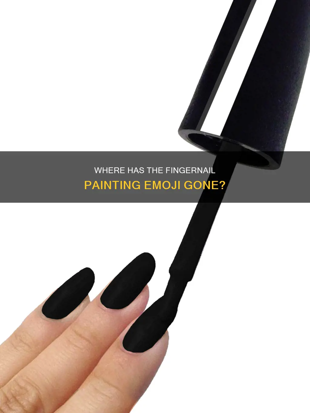 where is the finger nail painting emoji