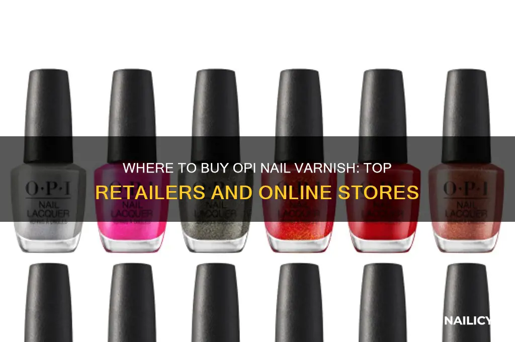 where sells opi nail varnish