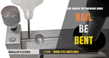 Pinewood Derby Nail Bending: Optimal Position for Maximum Speed