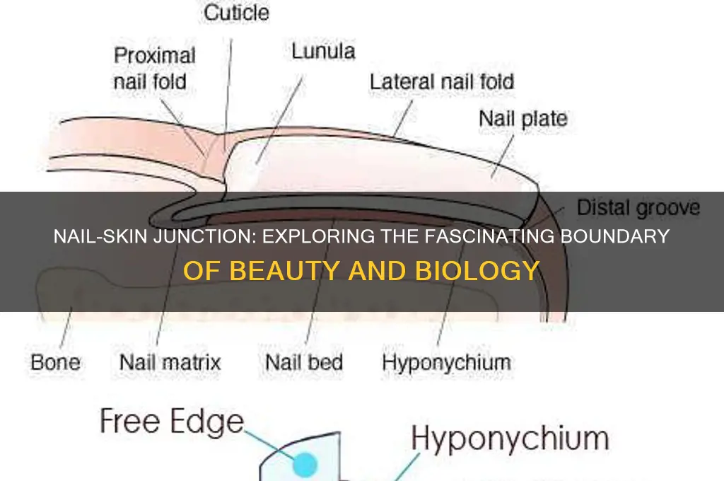 where the nails start and the skin end