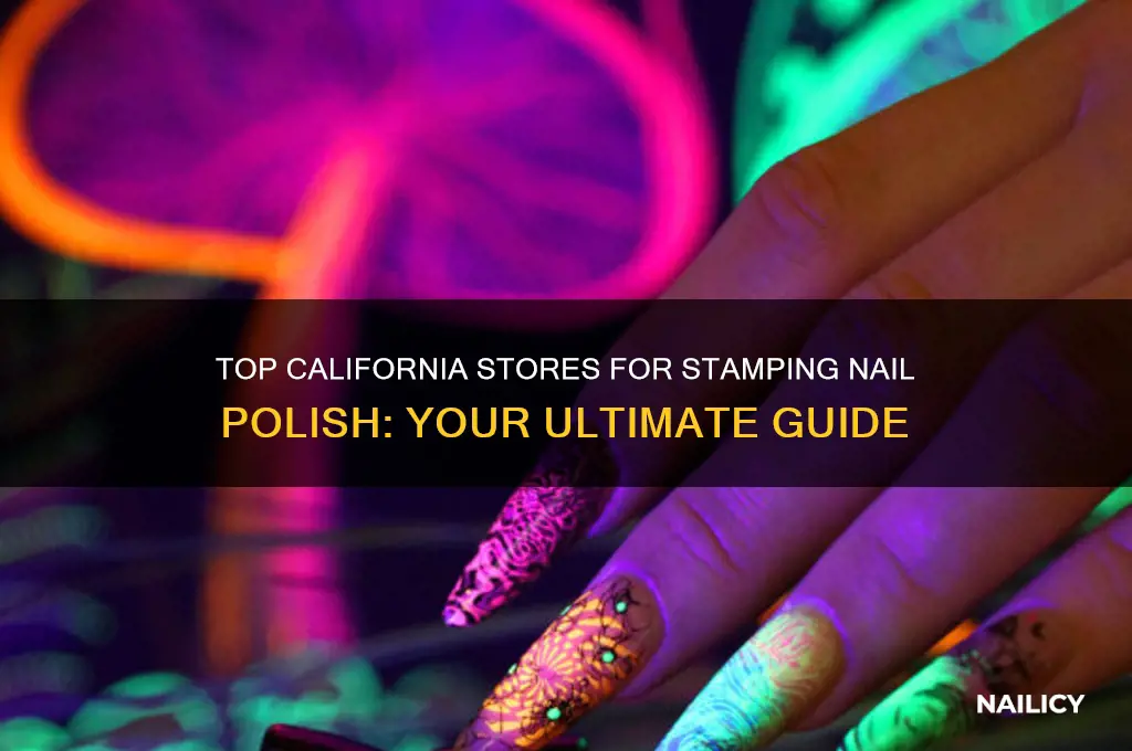 where ti buy stamping nail polish in california