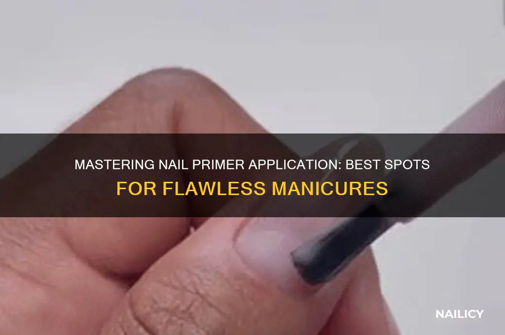 where to apply nail primer