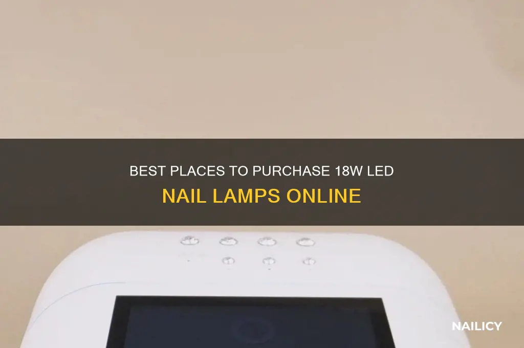 where to buy 18w led nail lamp