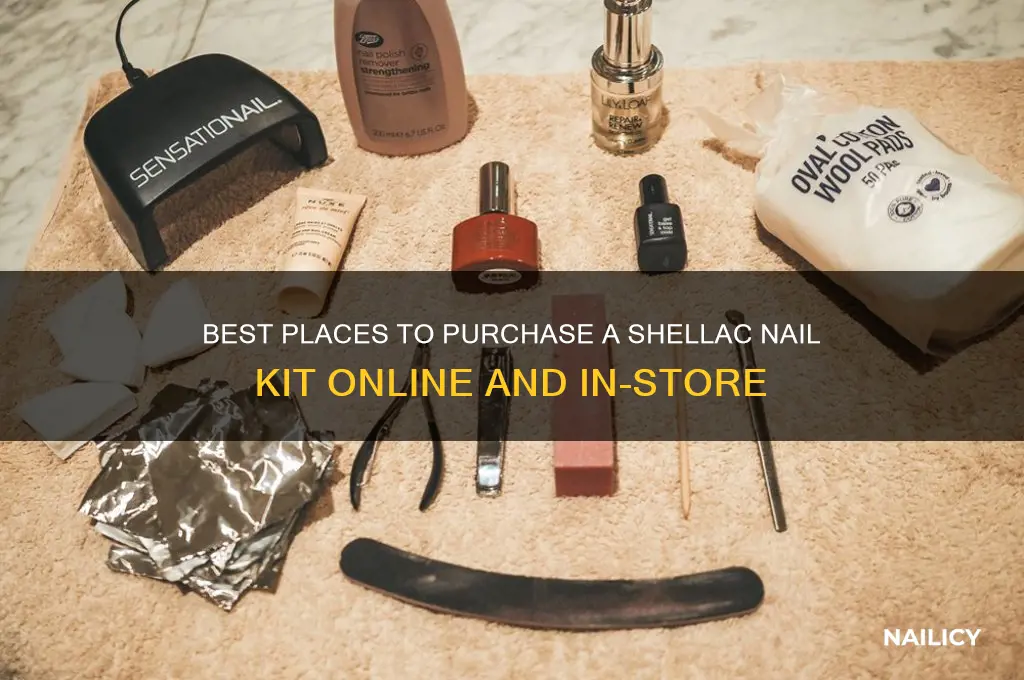 where to buy a shellac nail kit