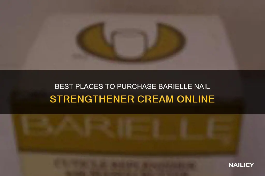 where to buy barielle nail strengthener cream