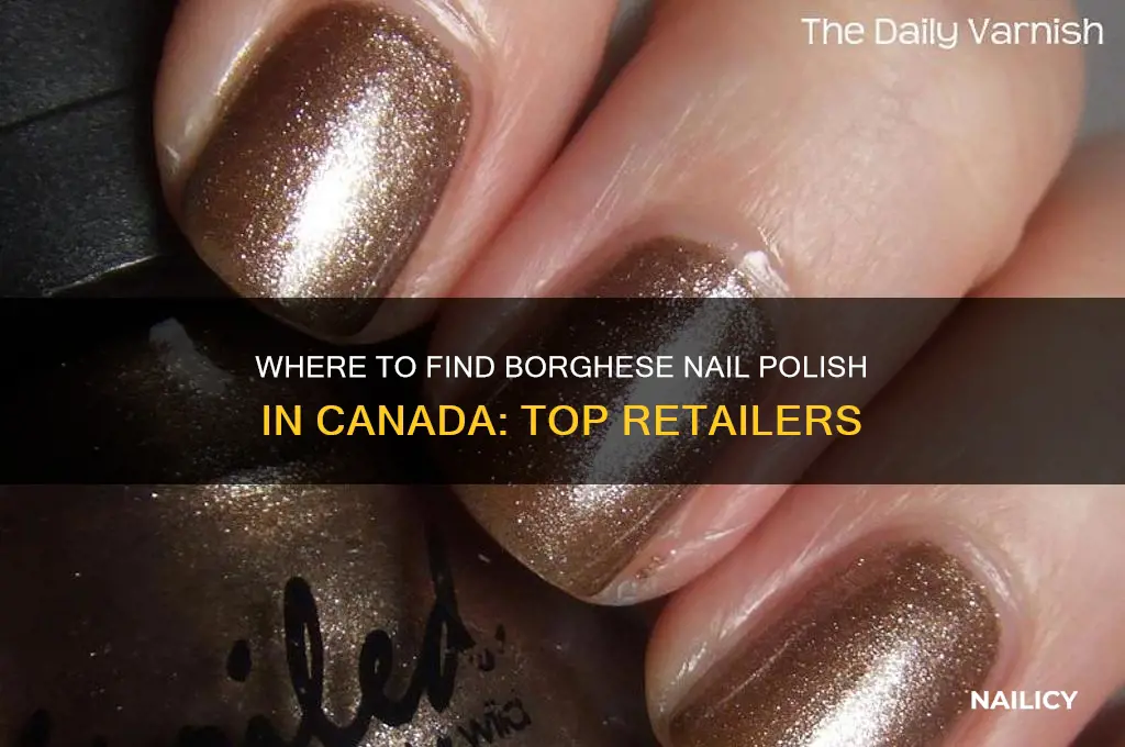 where to buy borghese nail polish in canada