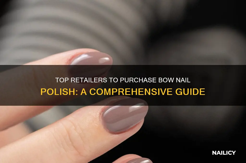 where to buy bow nail polish