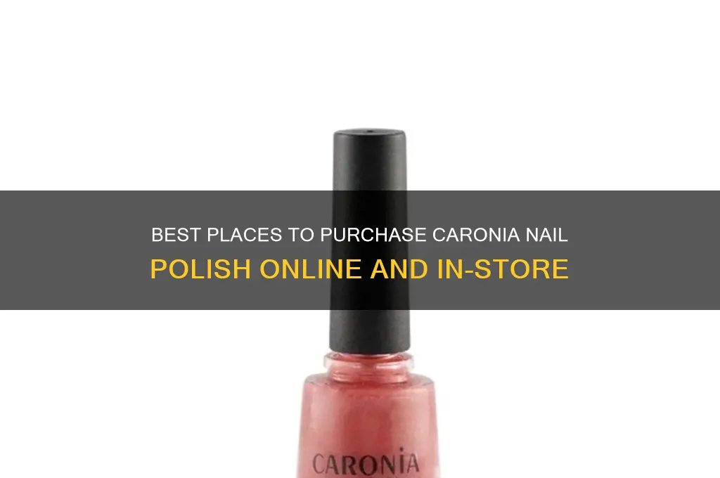 where to buy caronia nail polish