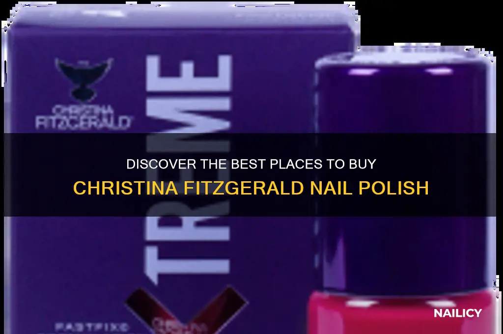 where to buy christina fitzgerald nail polish