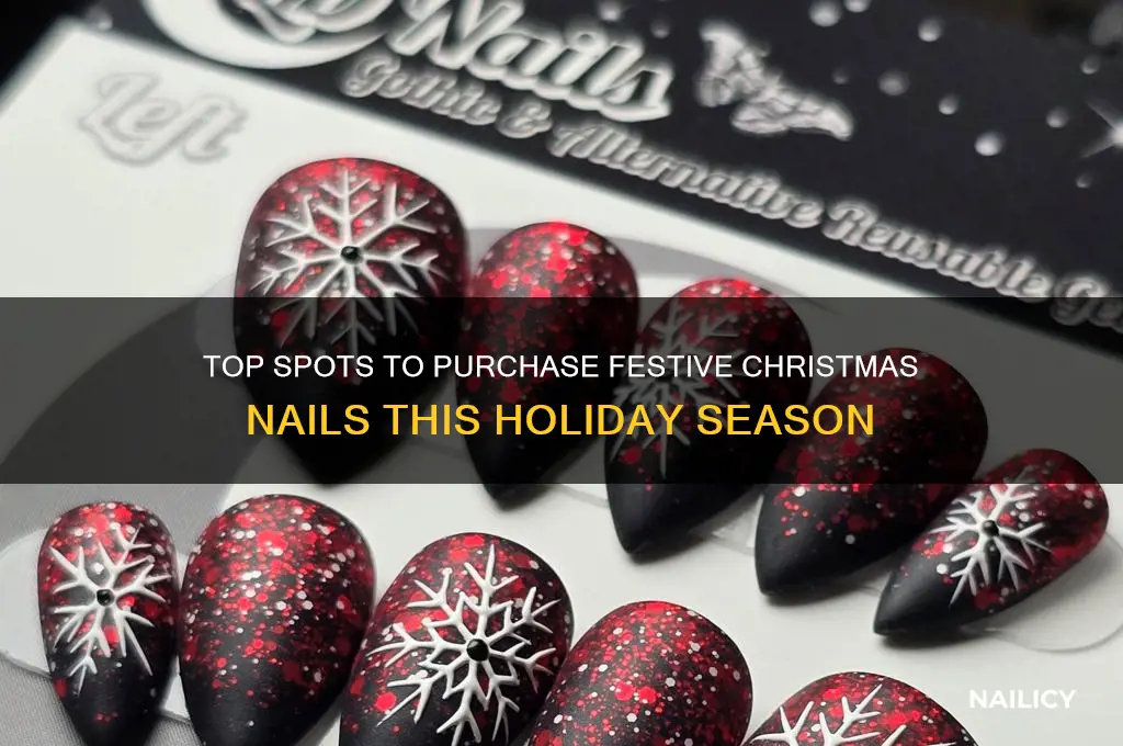 where to buy christmas nails