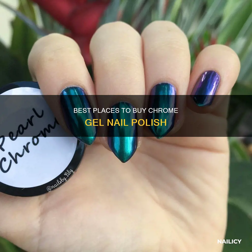where to buy chrome gel nail polish