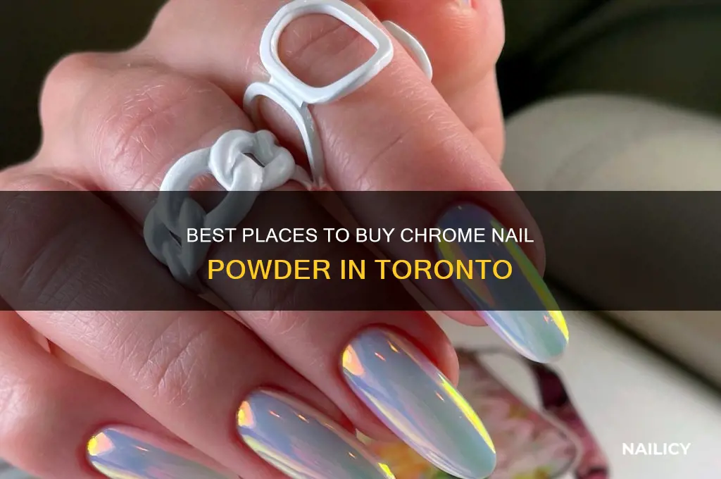 where to buy chrome nail powder in toronto