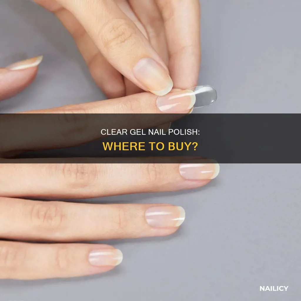 where to buy clear gel nail polish