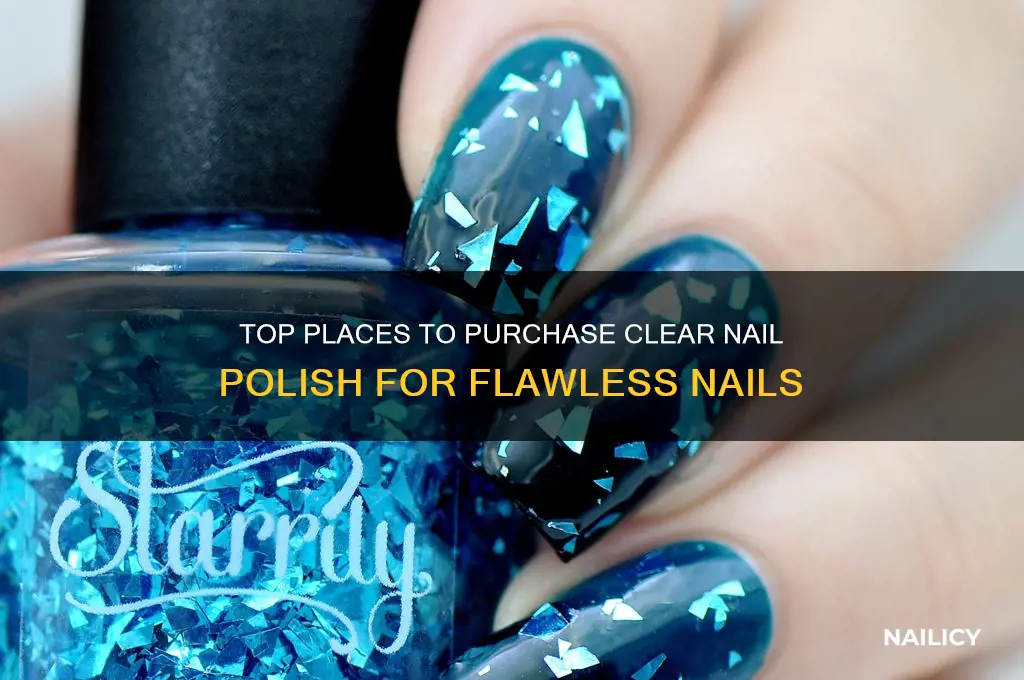 where to buy clear nail polish