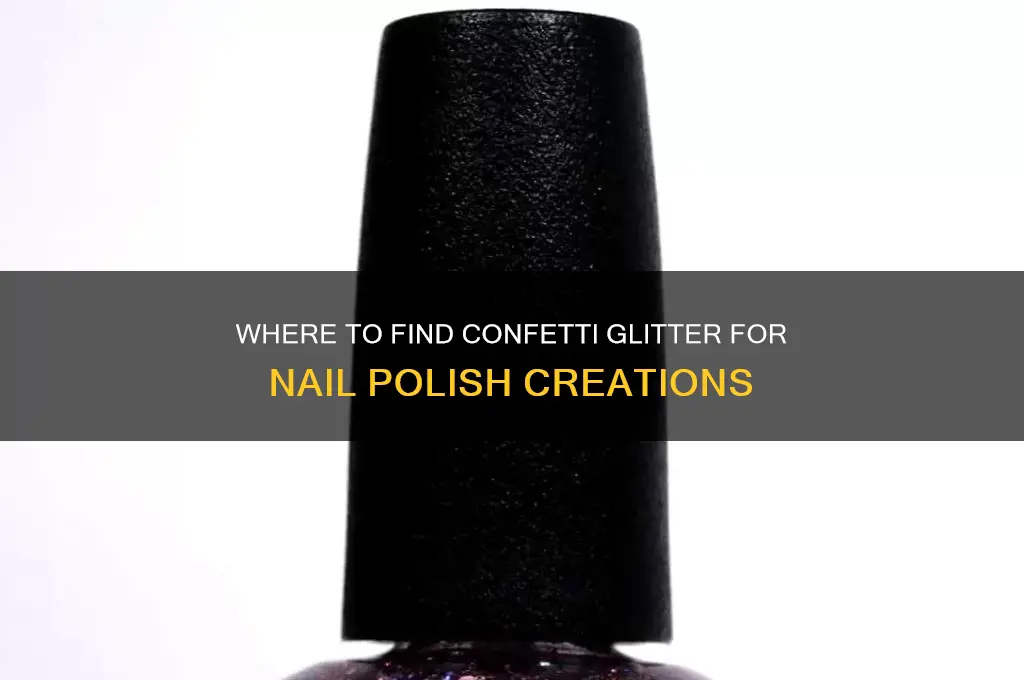 where to buy confetti glitter found in nail polish