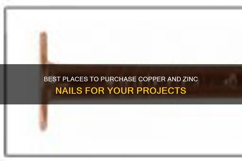 where to buy copper and zinc nails