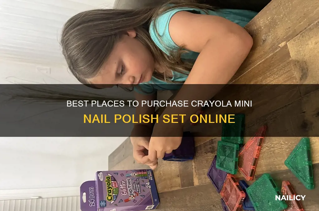 where to buy crayola mini nail polish set