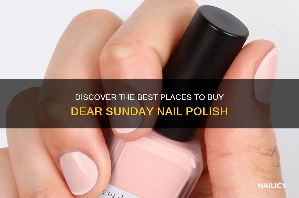 where to buy dear sunday nail polish