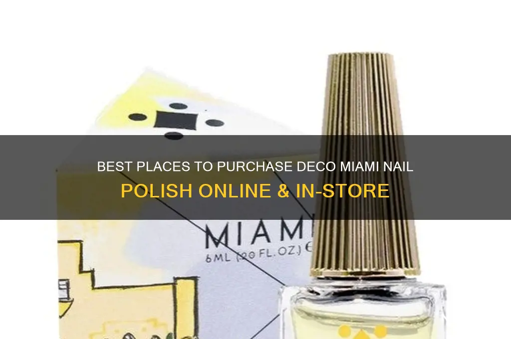 where to buy deco miami nail polish
