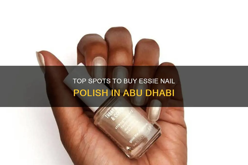 where to buy essie nail polish in abu dhabi