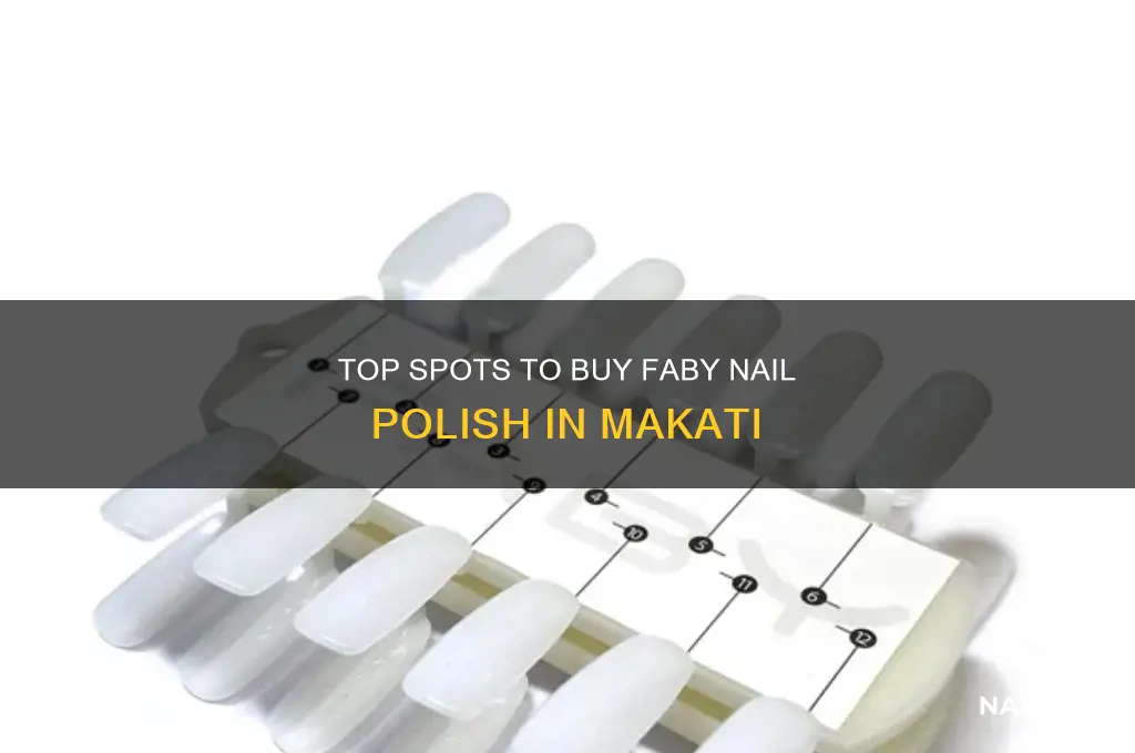where to buy faby nail polish in makati
