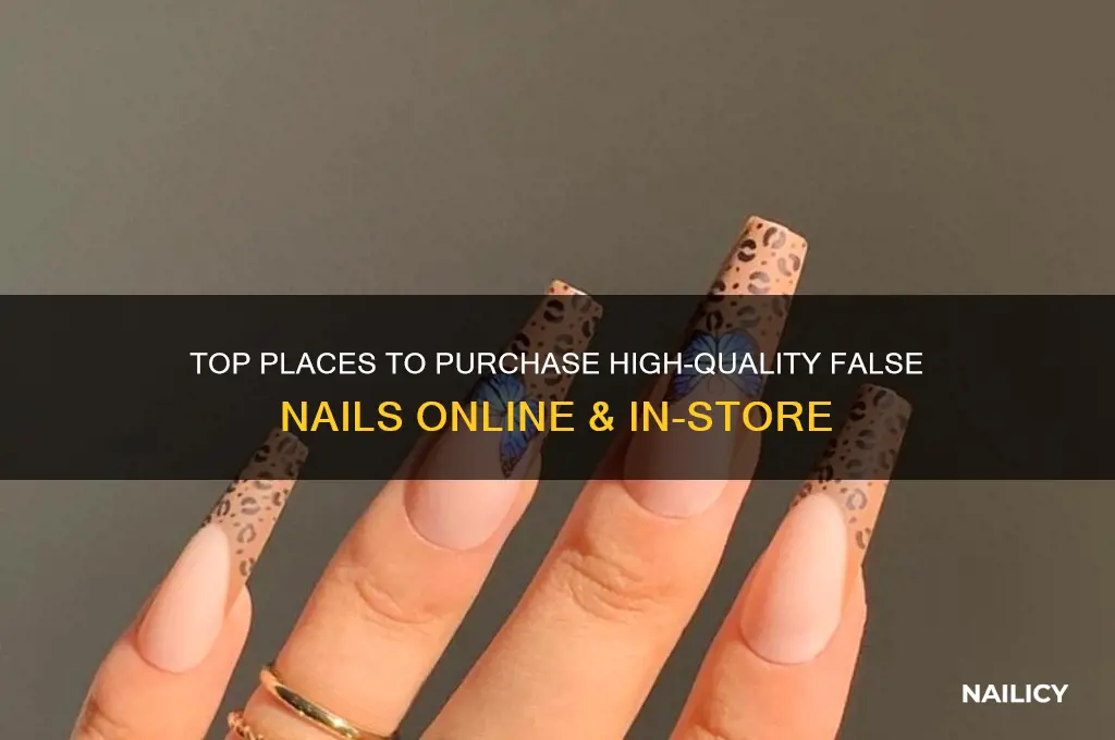 where to buy false nails