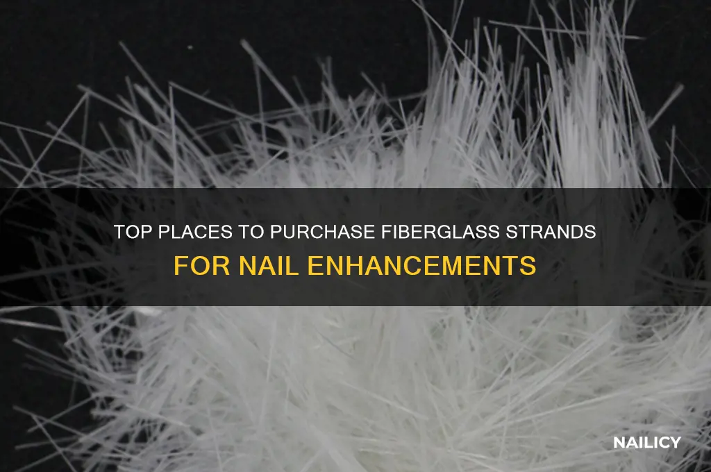where to buy fiberglass strands for nails