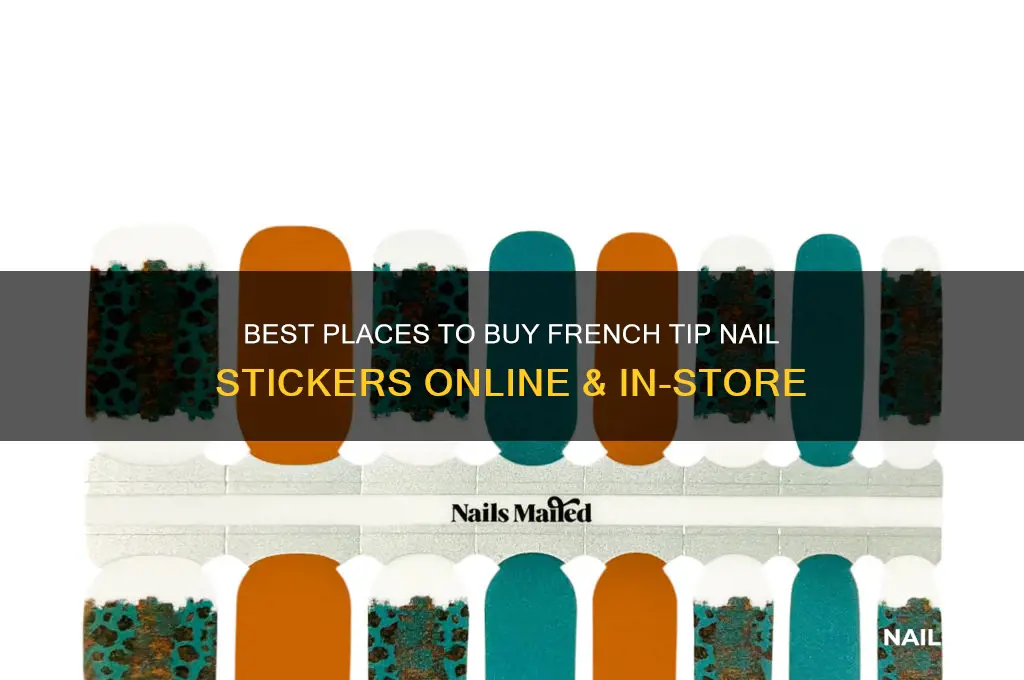 where to buy french tip nail stickers