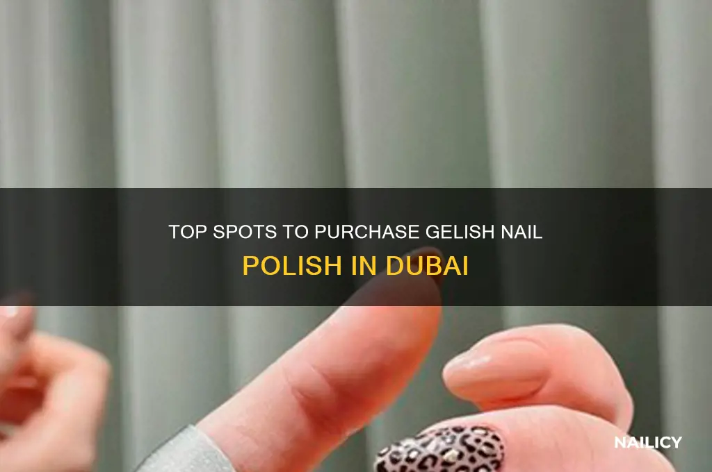 where to buy gelish nail polish in dubai